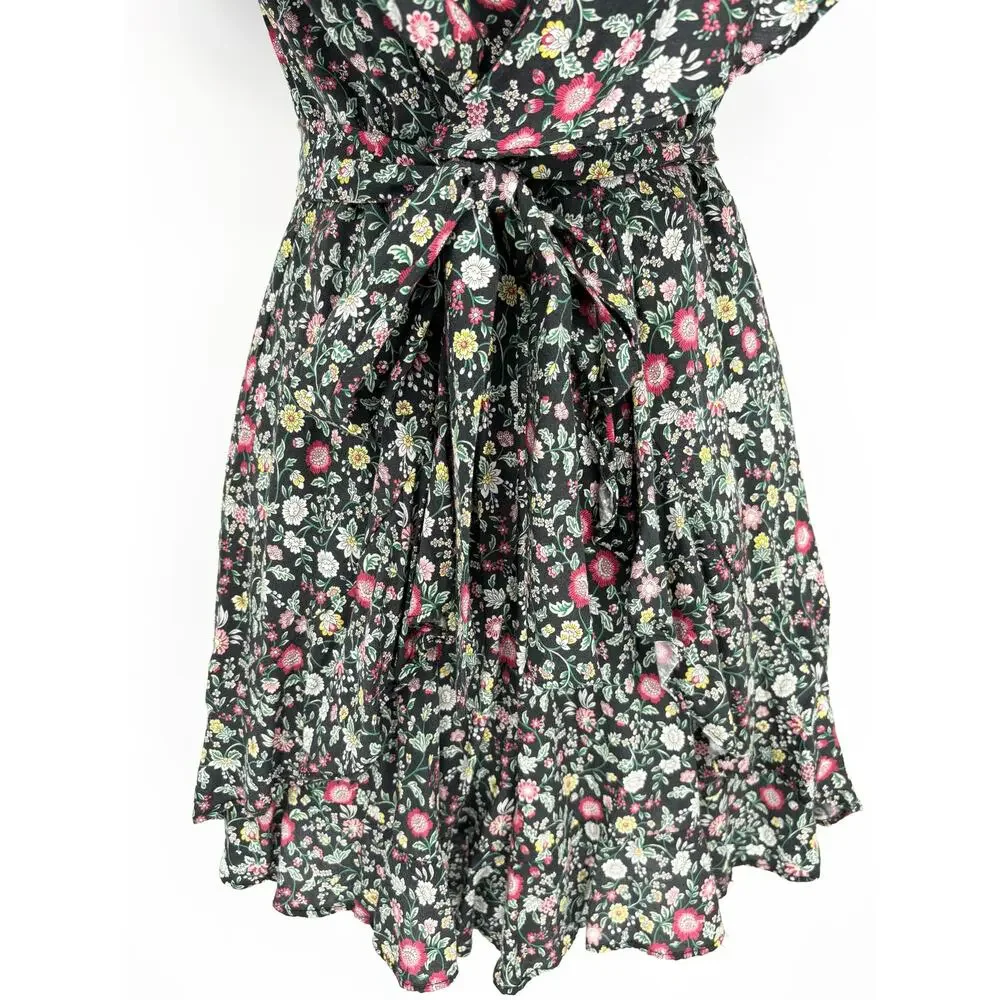 Abercrombie & Fitch Floral Ruffle Romper Size S - Picture 3 of 5